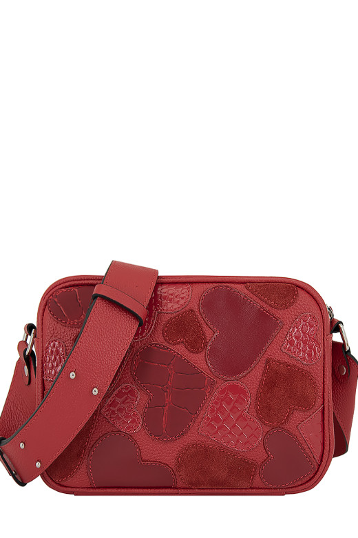 Сумка Protege ДС-481-301 "Сердечки" красный