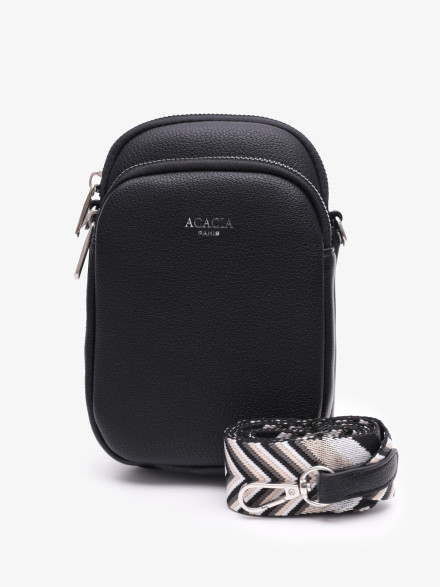 Сумка женская для телефона Acacia 24223 black Сумка женская для телефона Acacia 24223 black