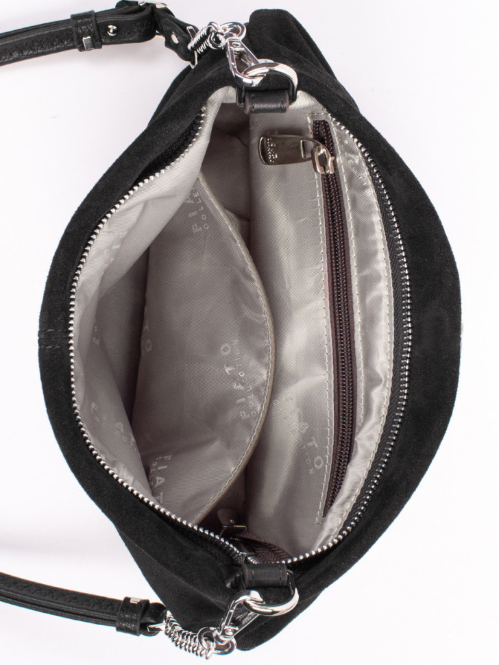 Сумка FIATO 2719 замша чёрная Сумка FIATO 2719 замша чёрная