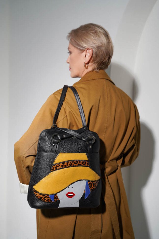 Сумка-рюкзак Protege ДС-226-210 "Леди №2" синий/красный Сумка-рюкзак Protege ДС-226-210 "Леди №2" синий/красный