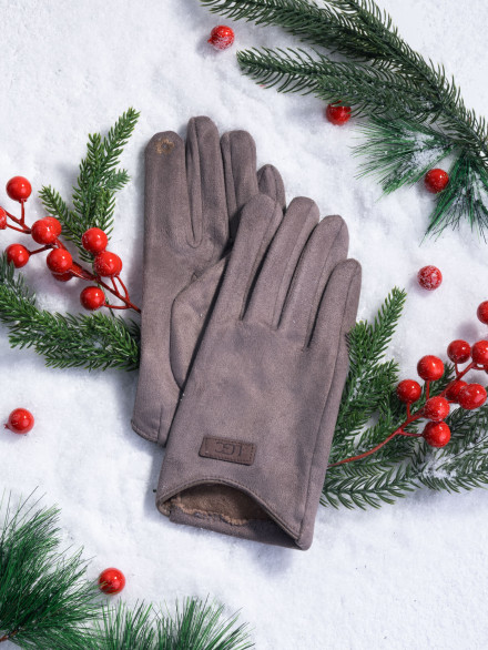 Перчатки женские Baggins 6026-1 т.бежевые