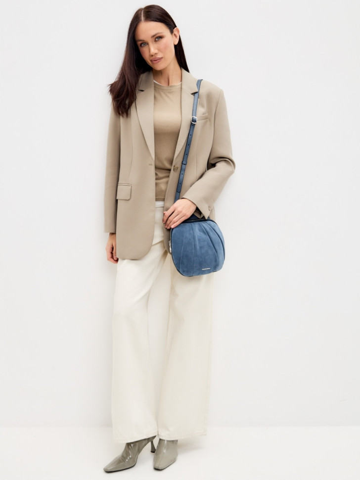 Сумка Curanni 2477 замша джинс Сумка Curanni 2477 замша джинс