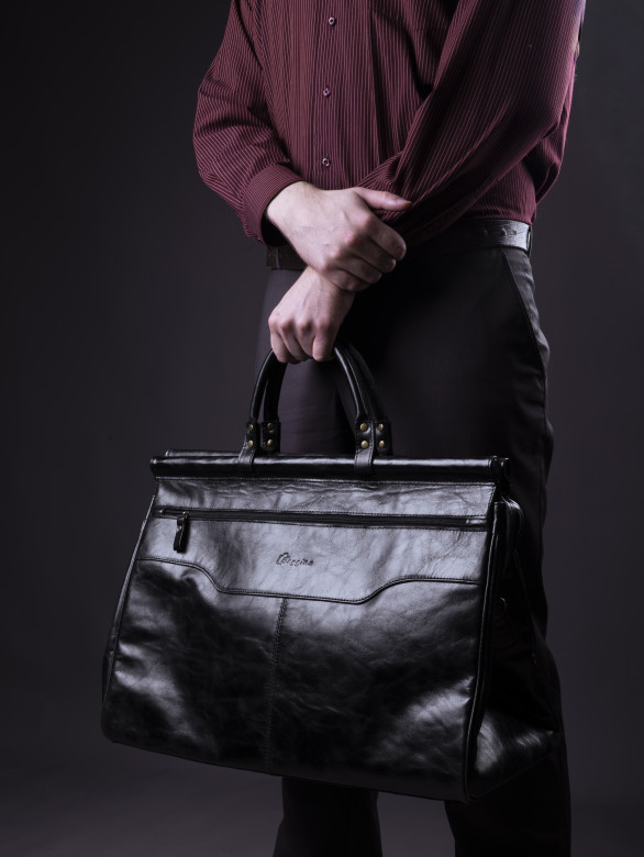 Сумка дорожная Baggins 1037 черная пулл-ап