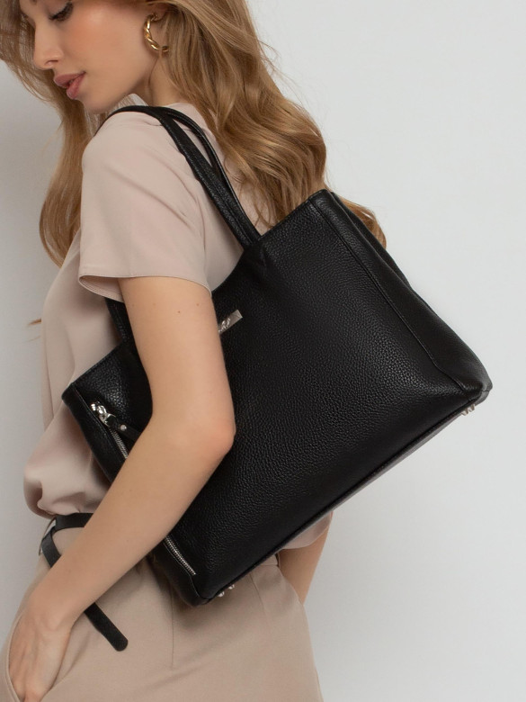 Сумка Richet 2488LN чёрная 811 Сумка Richet 2488LN чёрная 811