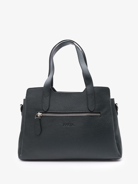 Сумка женская Karya 2390 тёмно-зелёная