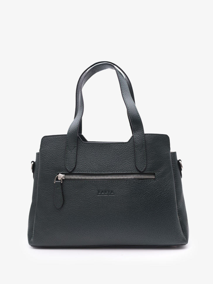 Сумка женская Karya 2390 тёмно-зелёная Сумка женская Karya 2390 тёмно-зелёная