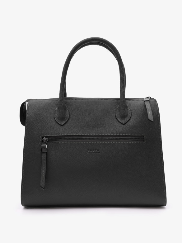 Сумка женская Karya 2441 тёмно-серая Сумка женская Karya 2441 тёмно-серая