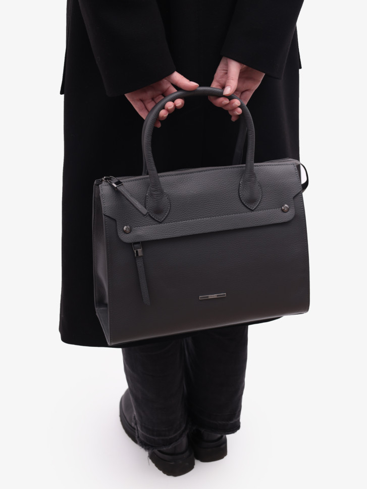 Сумка женская Karya 2441 тёмно-серая