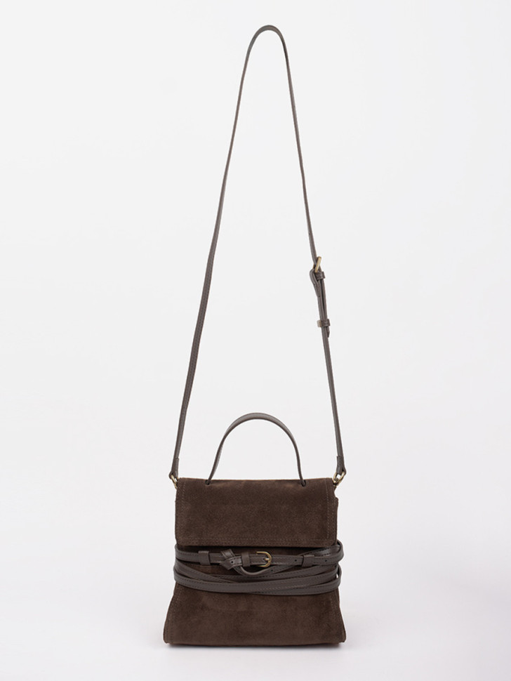 Сумка Lamagio 68920 замша коричневая Сумка Lamagio 68920 замша коричневая