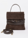 Сумка Lamagio 68920 замша коричневая