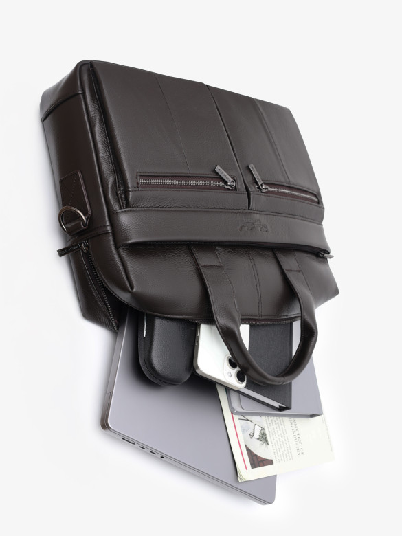 Сумка мужская Cheer Soul G 7710 коричневая Сумка мужская Cheer Soul G 7710 коричневая