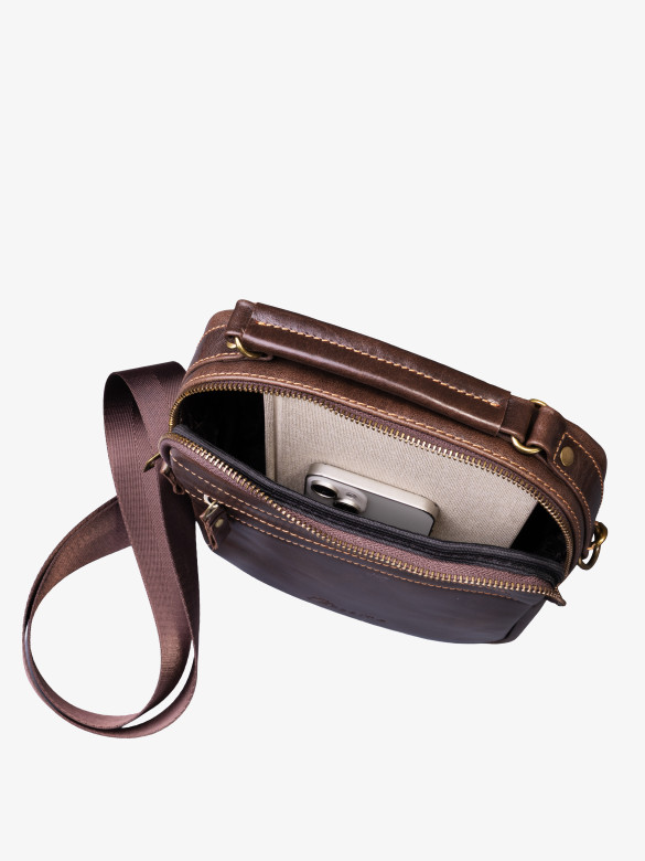 Сумка муская Baggins 1049 коричневая друид Сумка муская Baggins 1049 коричневая друид