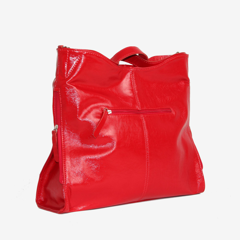 Сумка из кожи Maxsimo Tarnavsky 2029 красный наплак