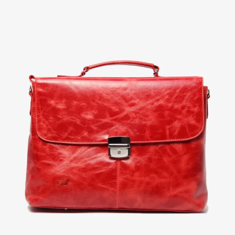 Портфель женский Maxsimo Tarnavsky 2025 красный пул ап