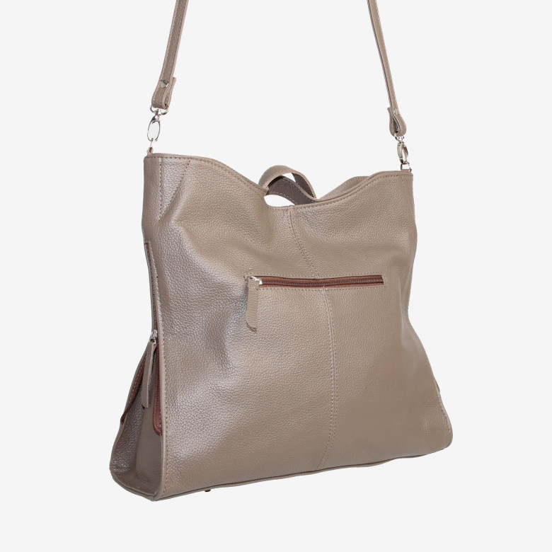 Сумка из кожи Maxsimo Tarnavsky 2029 капучино флотер