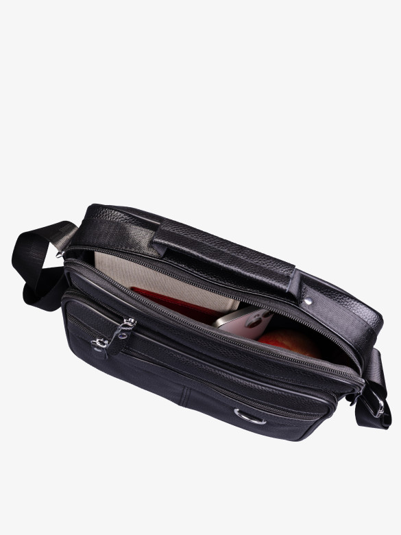 Сумка мужская Baggins 8721 черная Сумка мужская Baggins 8721 черная