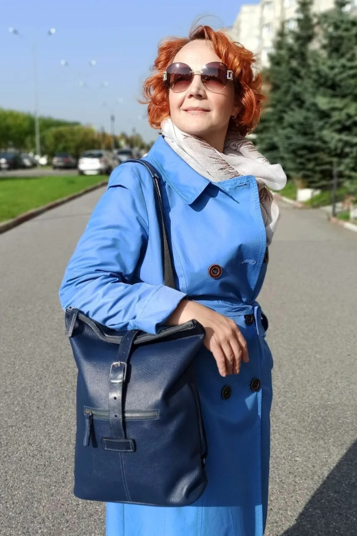 Сумка-рюкзак Natalia Kalinovskaya СР-34.161 «Бельканто» синяя Сумка-рюкзак Natalia Kalinovskaya СР-34.161 «Бельканто» синяя