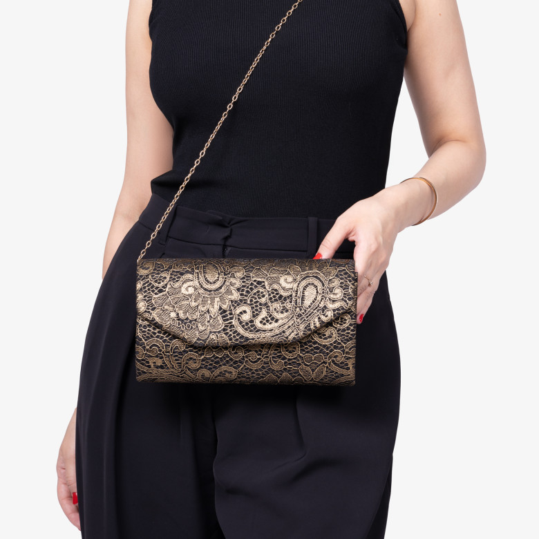 Клатч женский Funxilan 1708-2 black/gold Клатч женский Funxilan 1708-2 black/gold