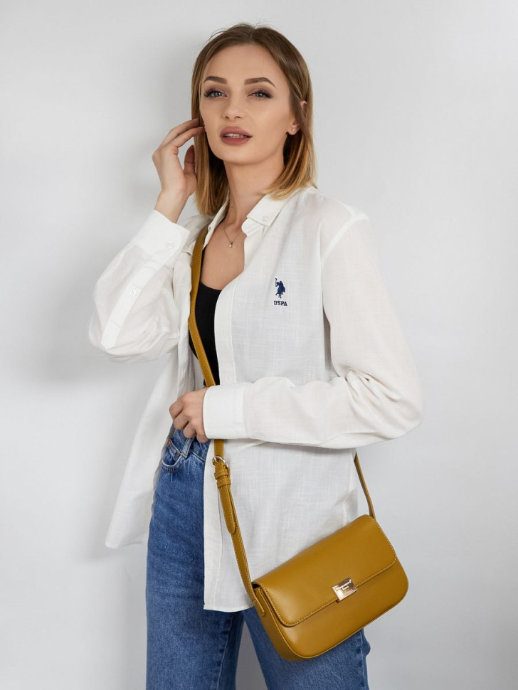 Сумка женская David Jones 6727 mustard Сумка женская David Jones 6727 mustard
