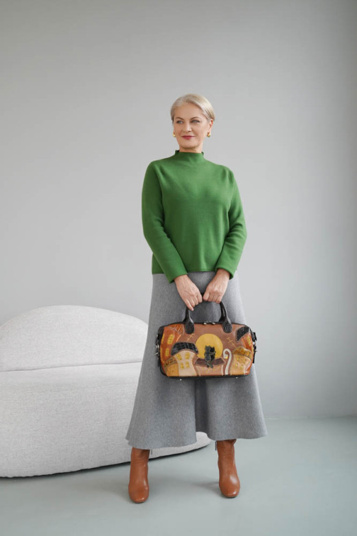 Сумка Protege ДС-195-196 "Город №6" темно-коричневый Сумка Protege ДС-195-196 "Город №6" темно-коричневый