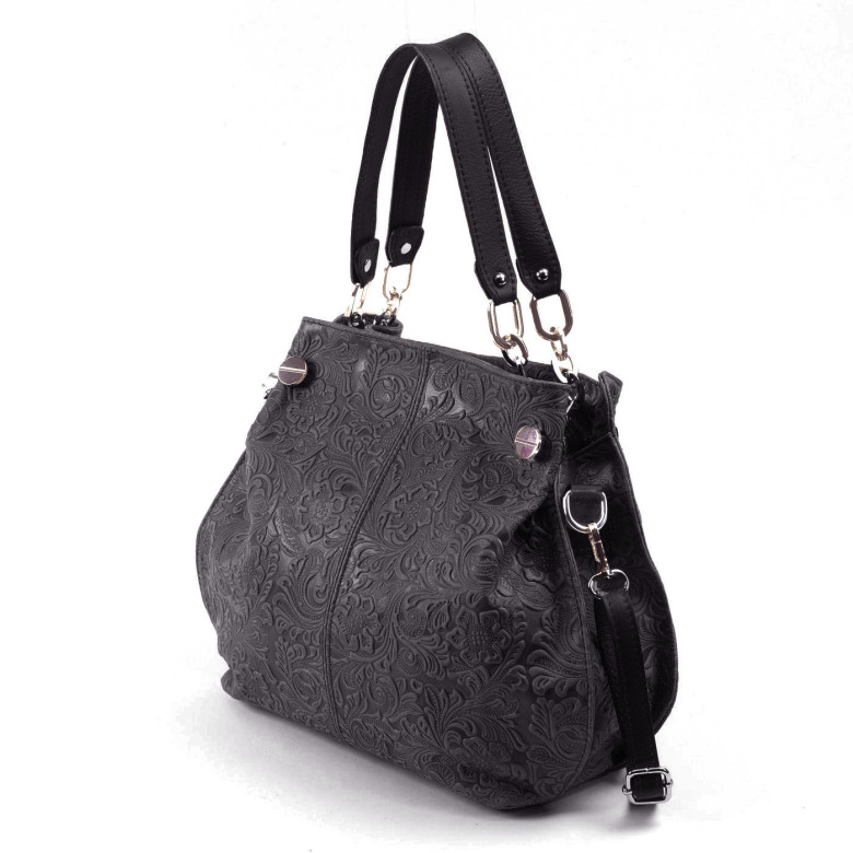 Сумка женская итальянская Roberta Firenze 245 sissi чёрная