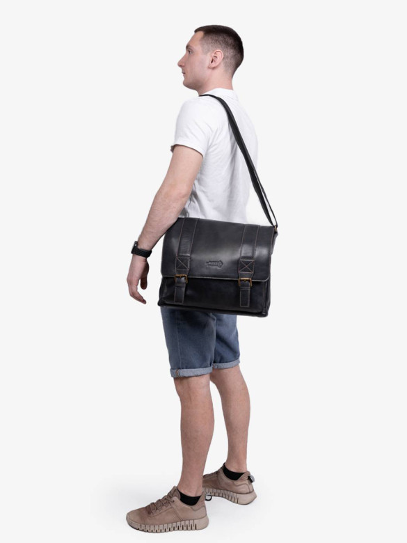 Сумка мужская zн ALEXX ALG0122 черная