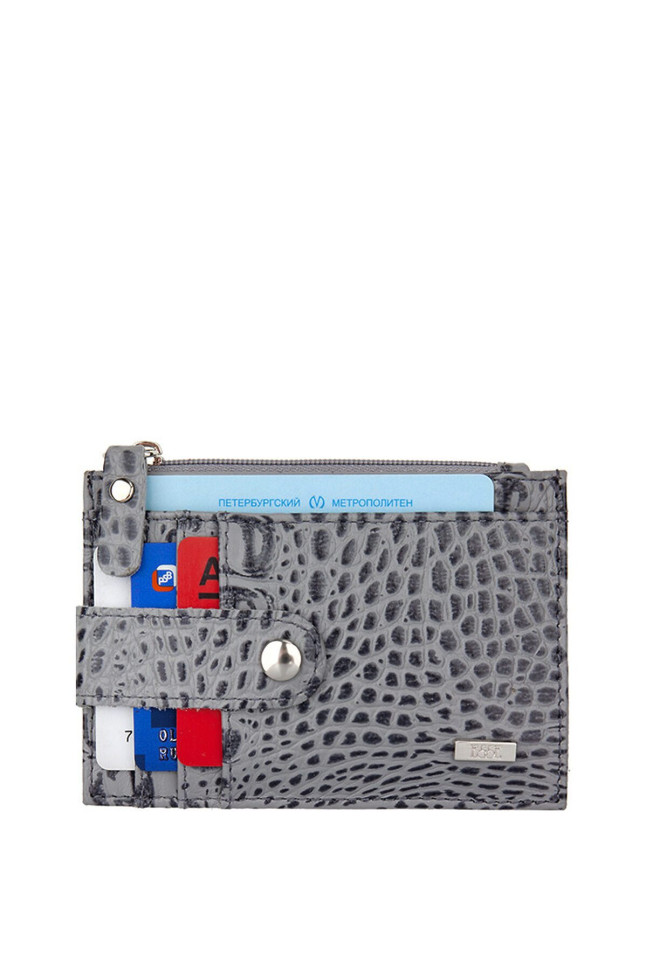 Картхолдер Esse 78737 КРИС GREY серый кайман Картхолдер Esse 78737 КРИС GREY серый кайман