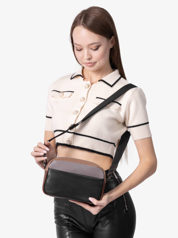 Сумка Baggins, 3801 черная/серая Сумка Baggins, 3801 черная/серая