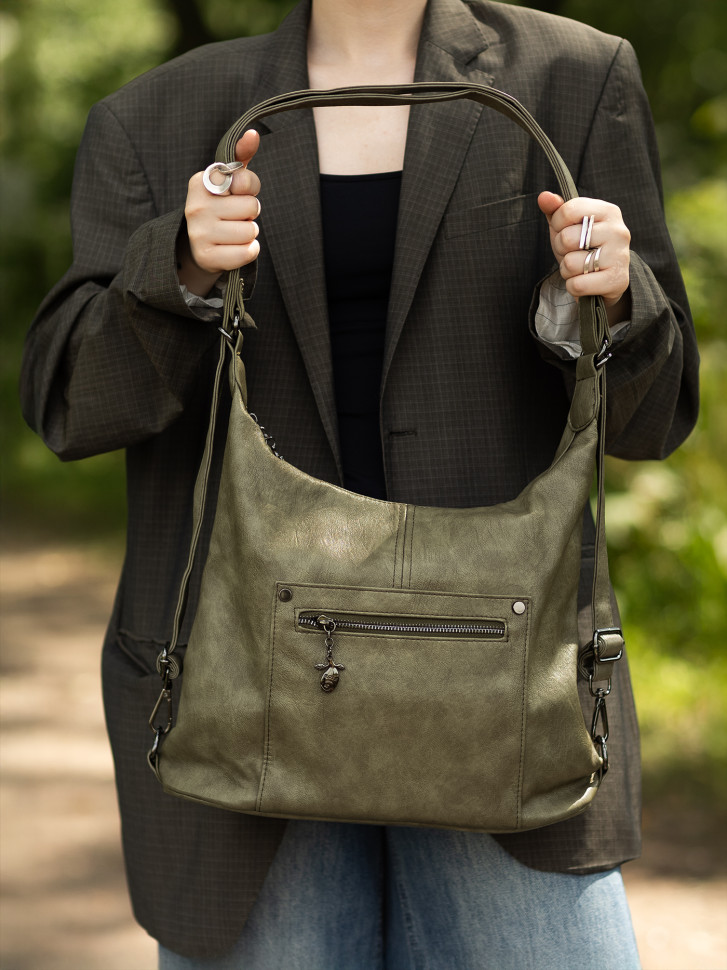 Сумка-рюкзак Roseshow 83130 хаки