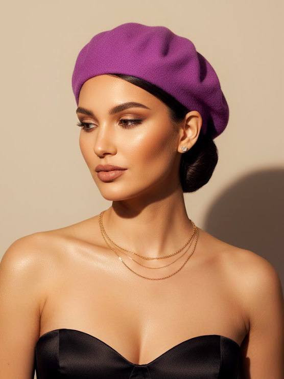 Берет женский Stigler, орхид. Берет женский Stigler, орхид.