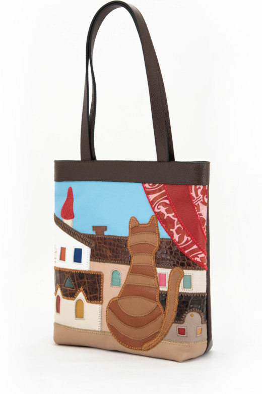 Сумка Protege ДС-528-304"Окно день" мокко флотер