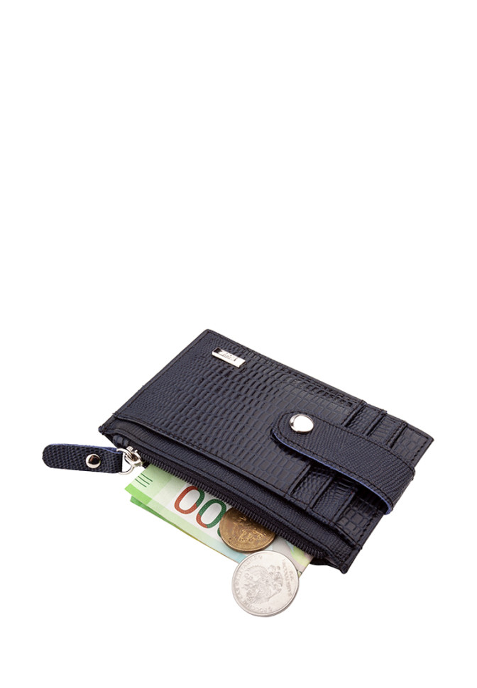 Кредитница КРИС INDIGO кожа варан синий, 77753