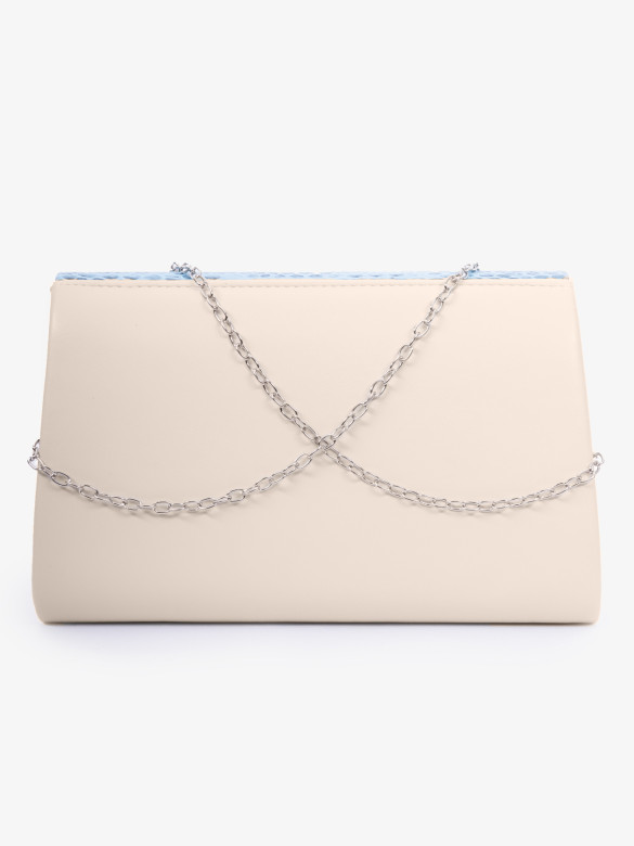 Клатч женский Funxilan 1704 beige/blue Клатч женский Funxilan 1704 beige/blue