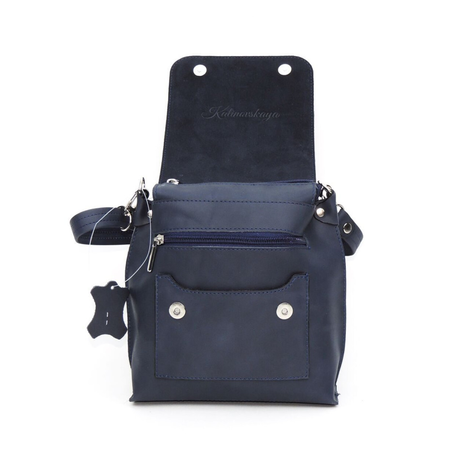 Женская кожаная сумка Natalia Kalinovskaya С86т-711 черная Женская кожаная сумка Natalia Kalinovskaya С86т-711 черная