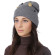 Шапка FABRETTI F2018-27-22 серая