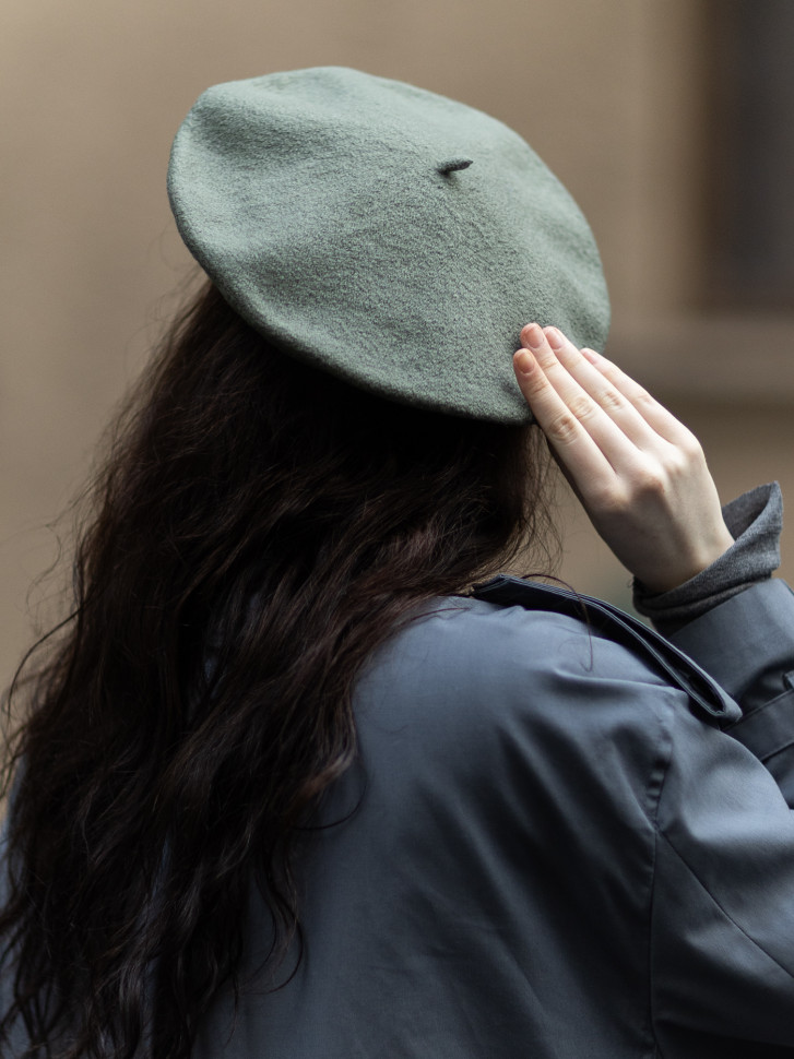 Берет женский Stigler 17-002 полынь