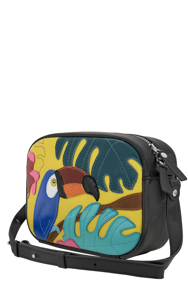 Сумка женская Protege, ДС-487-265, "Тукан №1" жёлтый+черный