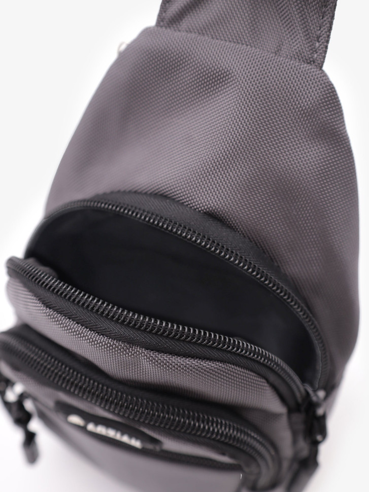 Рюкзак на одно плечо An 65365 серый