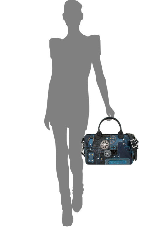 Сумка-саквояж Protege, ДС-195-156 Техно чёрная/красная Сумка-саквояж Protege, ДС-195-156 Техно чёрная/красная