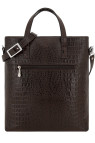 Сумка женская Protege, ДС-220-208 Город №23 тёмно-коричневая рептилия Сумка женская Protege, ДС-220-208 Город №23 тёмно-коричневая рептилия