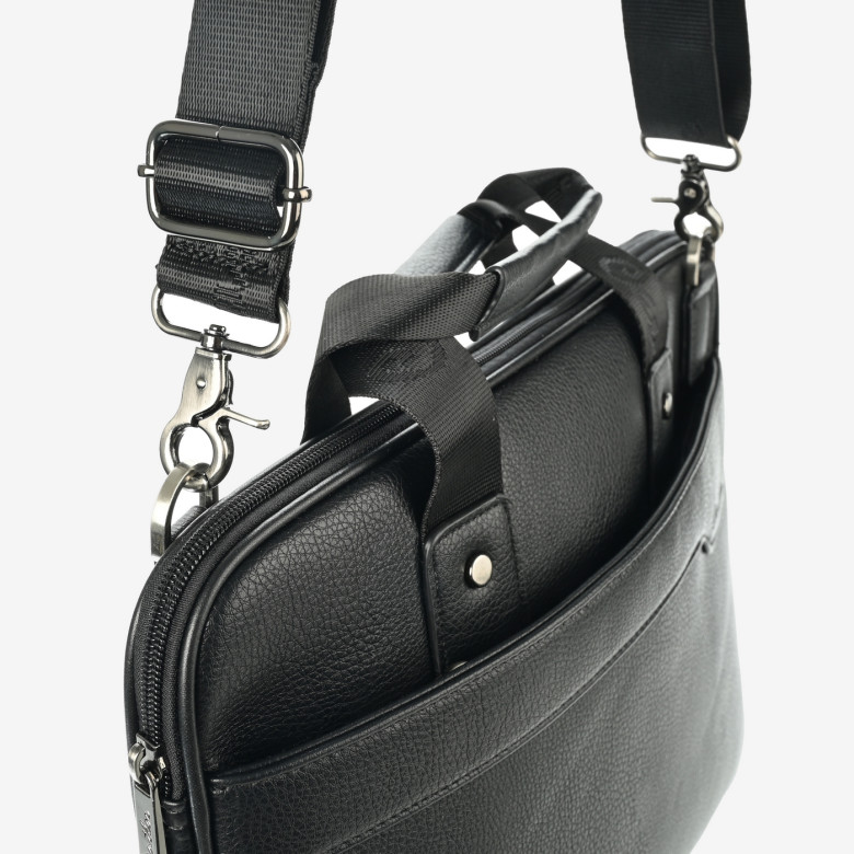 Сумка мужская Cantlor Ж03-702B-01 чёрная