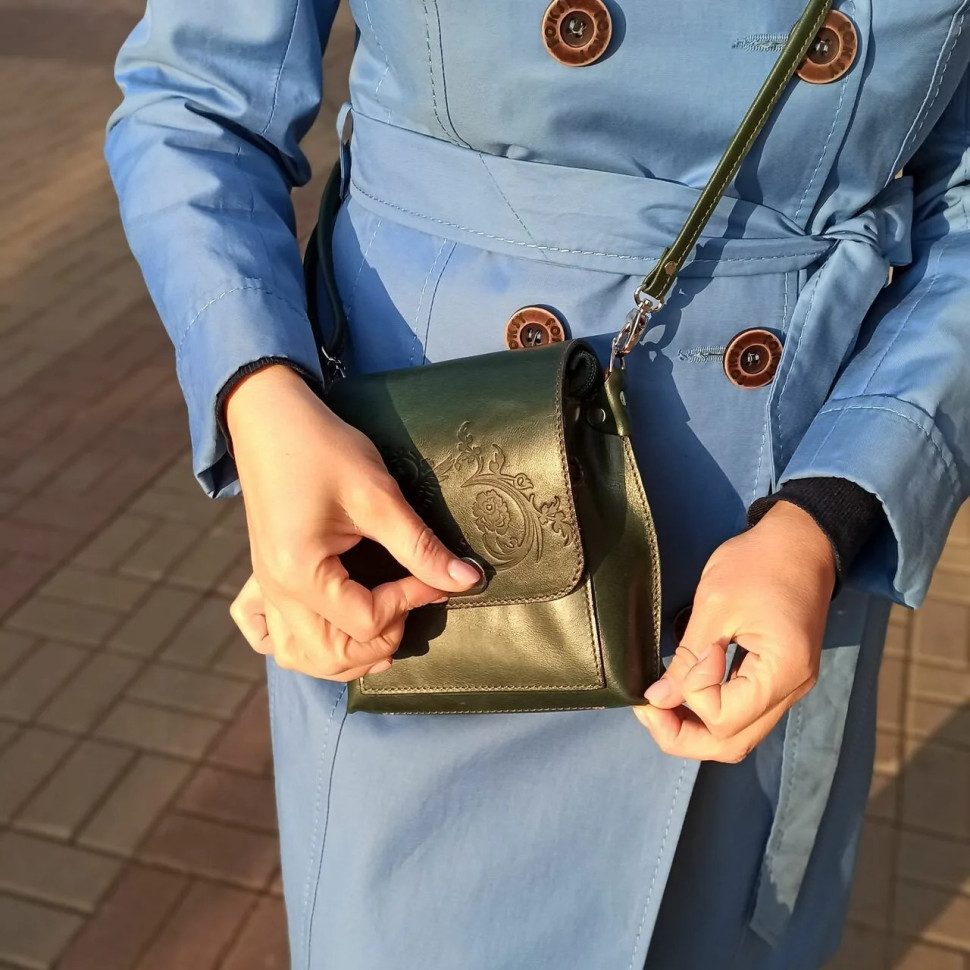 Сумка женская Natalia Kalinovskaya 76т.631 Грин зелёная Сумка женская Natalia Kalinovskaya 76т.631 Грин зелёная