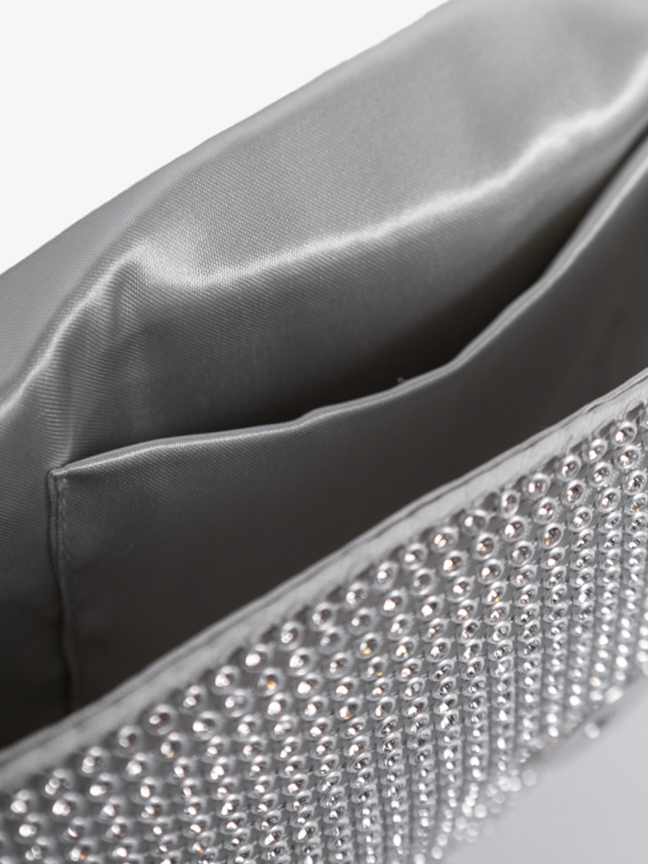 Клатч Funxilan 3763 серебристый