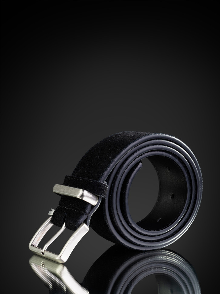 Ремень женский T.I.A. 45 замша чёрный Ремень женский T.I.A. 45 замша чёрный