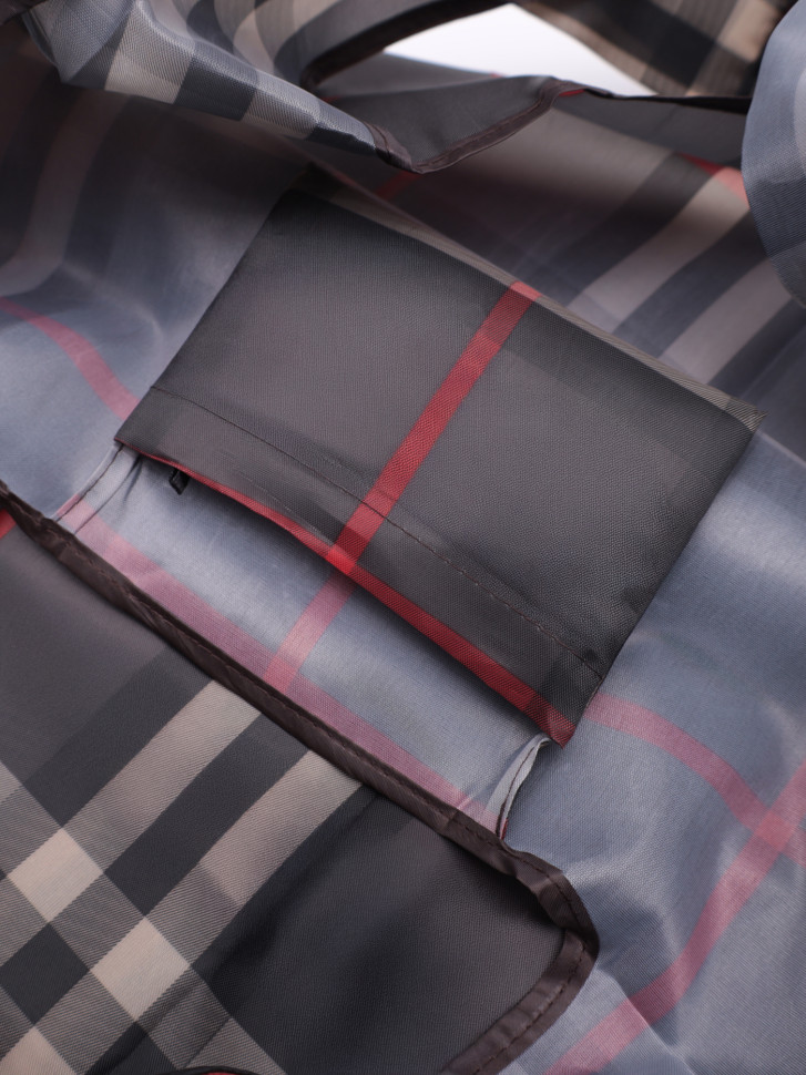 Сумка-трансформер. Ж01-0224 клетка коричневая