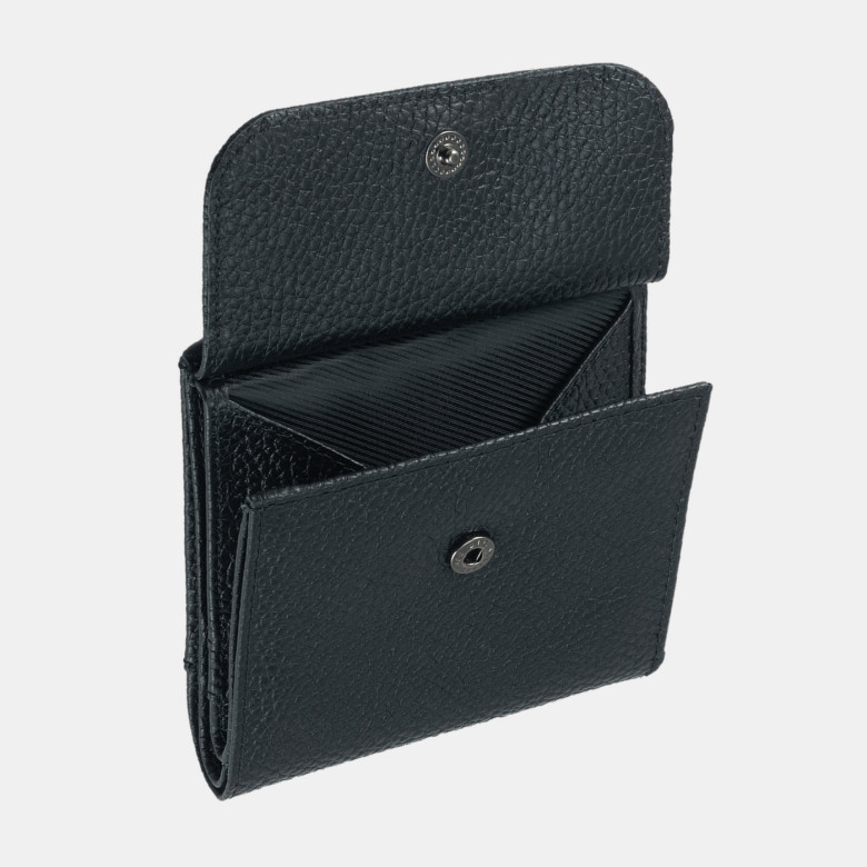 Портмоне женское PerFetto, Flori ПЖ-464-3210 чёрное