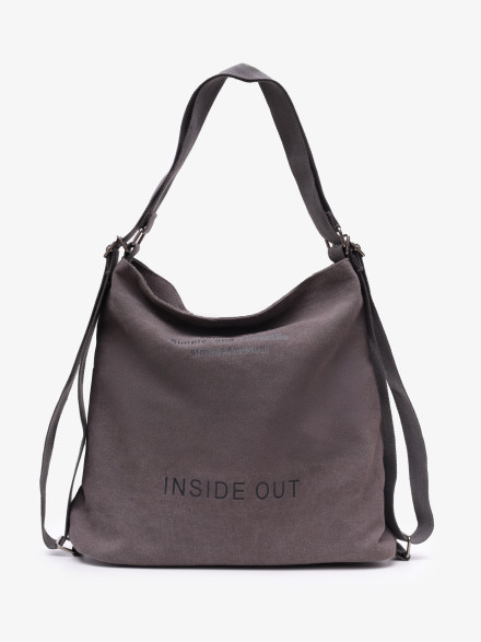 Сумка-рюкзак LanShaWan 761 серая