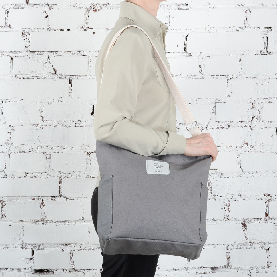 Сумка-шопер Living Traveling Share, Б 6005 белая