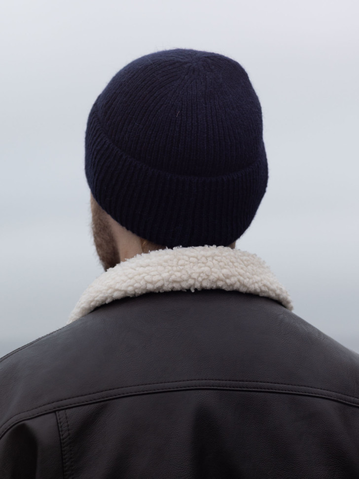 Шапка мужская 12589 MARHATTER тёмно-синий (57-59)