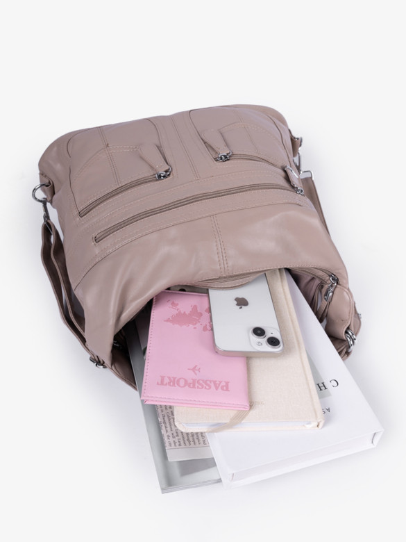 Сумка-рюкзак Dolphin 5225 бежевая